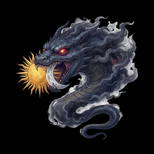 Rahu and Ketu representing the Rahu-Ketu transit in 2026